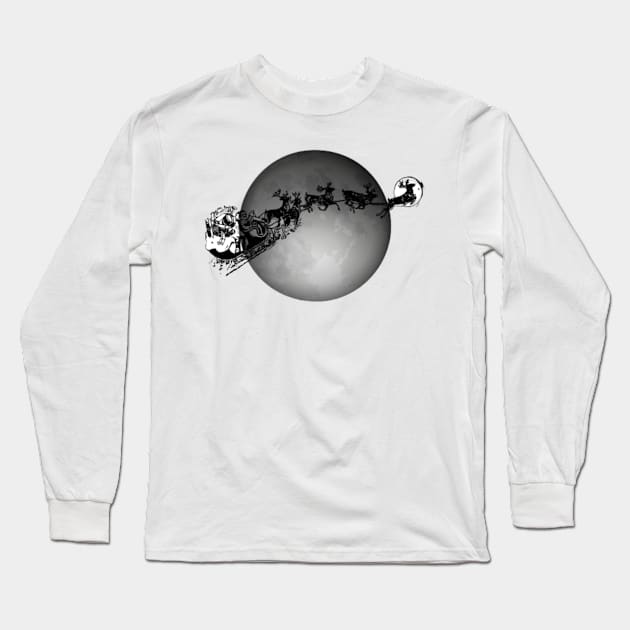 Christmas Long Sleeve T-Shirt by Vakian